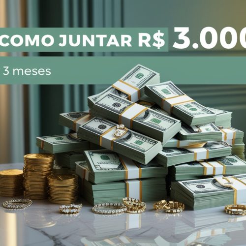 como juntar 3 mil em 3 meses